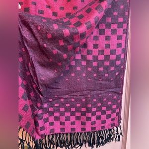 Plum Multicolor Long scarf New